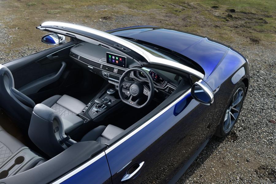 Интерьер Audi S5 Cabriolet 2017 года  (UK) (фото 27 из 40)